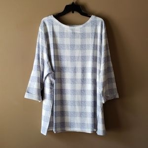 J.Jill Boat-Neck Side-Zip Knit Top